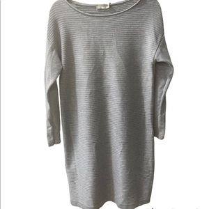 ASOS Gray Ribbed Sweater Dress-Size 6